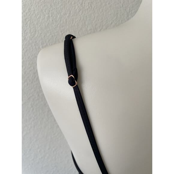 Frankies Swim Knotted Bikini Top Ribbed Swimwear Greer - Picture 7 of 8